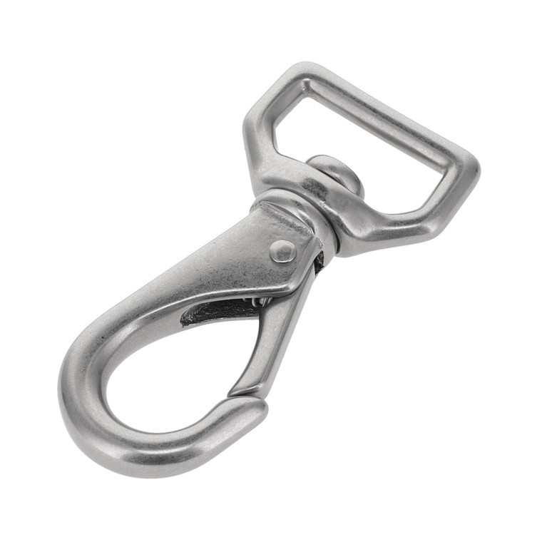 250 Nickel Matte, Swivel Lever Snap, Solid Brass-LL, Multiple Sizes