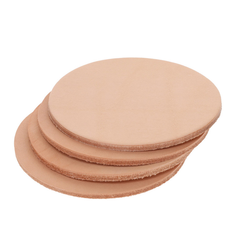 Wicket & Craig Natural Carving Leather Coasters 250 Pack
