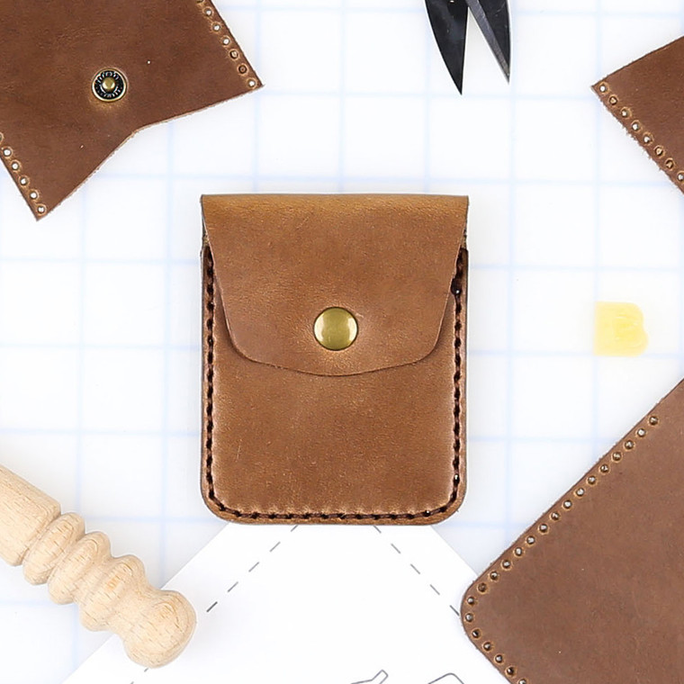 DIY Danesh, El Greco Holiday, Card Snap Wallet Leather Kit