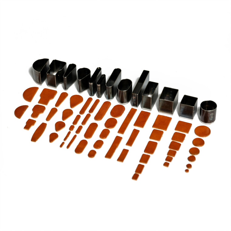 Steel Rule Clicker Die, Various Shapes (52 pc set)