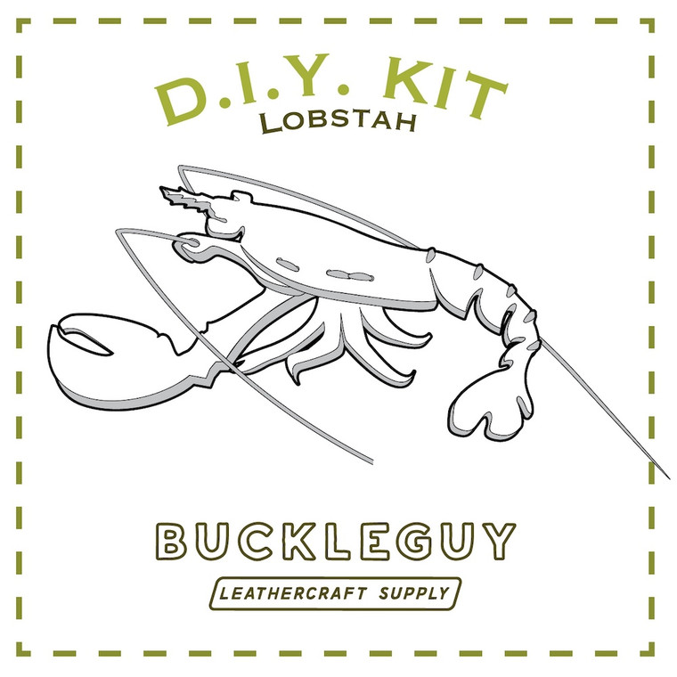 Lobster Leather Pattern, PDF Template