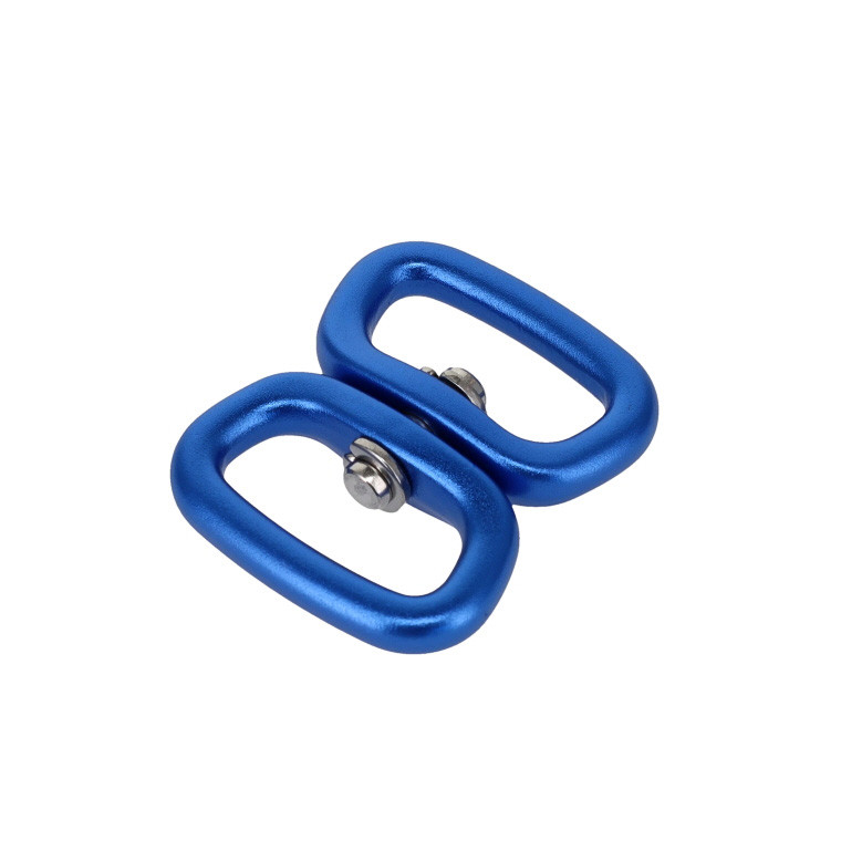 C5945 Blue, Double Eye Swivel, Aluminum