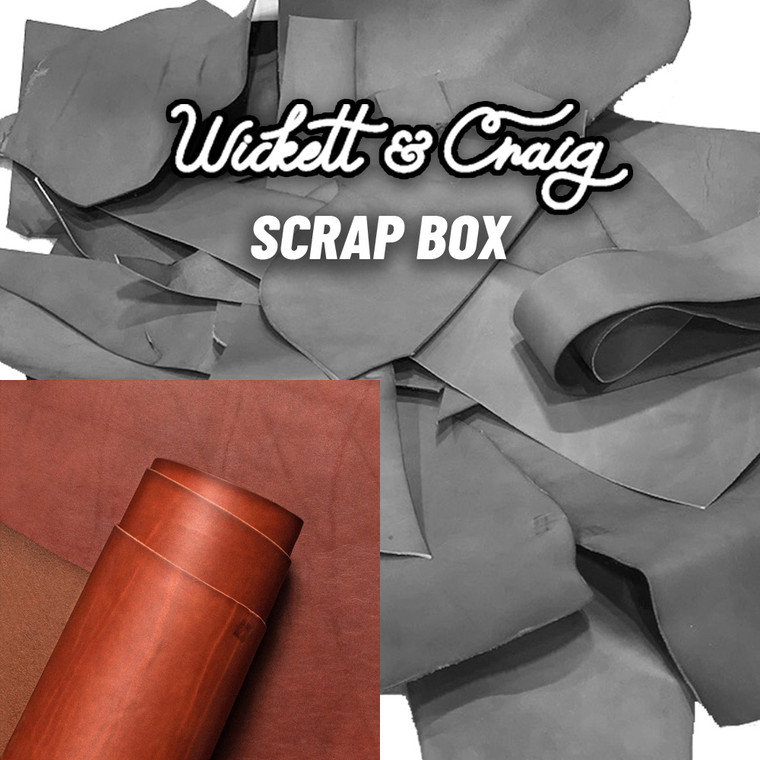 Wickett & Craig Leather Scrap English Bridle Medium Brown