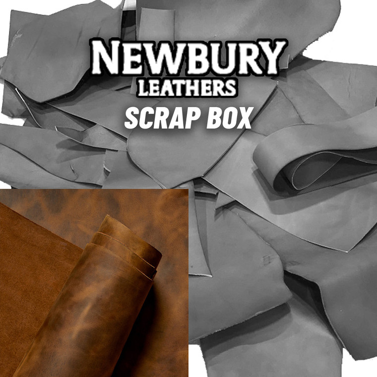 Newbury Leathers Scrap Crazy Horse Mustang Brown