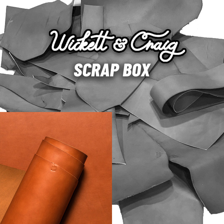 Wickett & Craig Veg Tan Leather Scrap English Bridle Tan