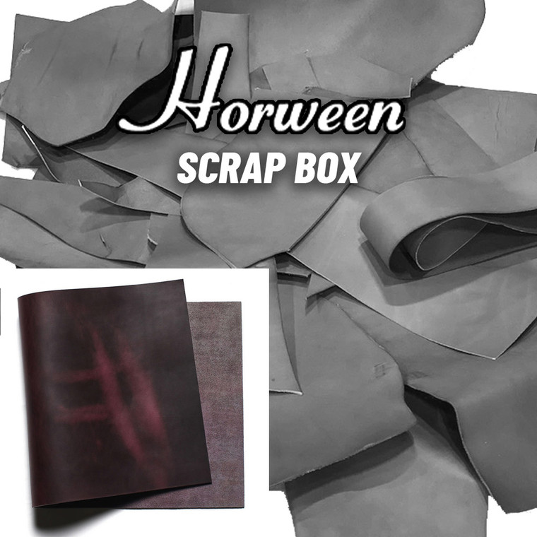 Horween Premium Leather Scrap Cavalier Plum