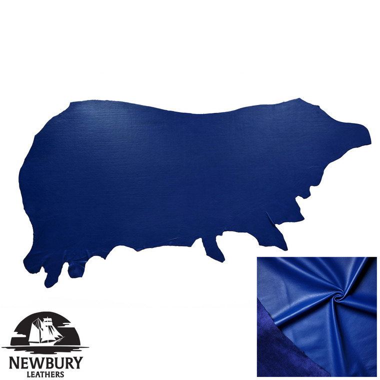 Nappa Leather Hides - Royal Blue
