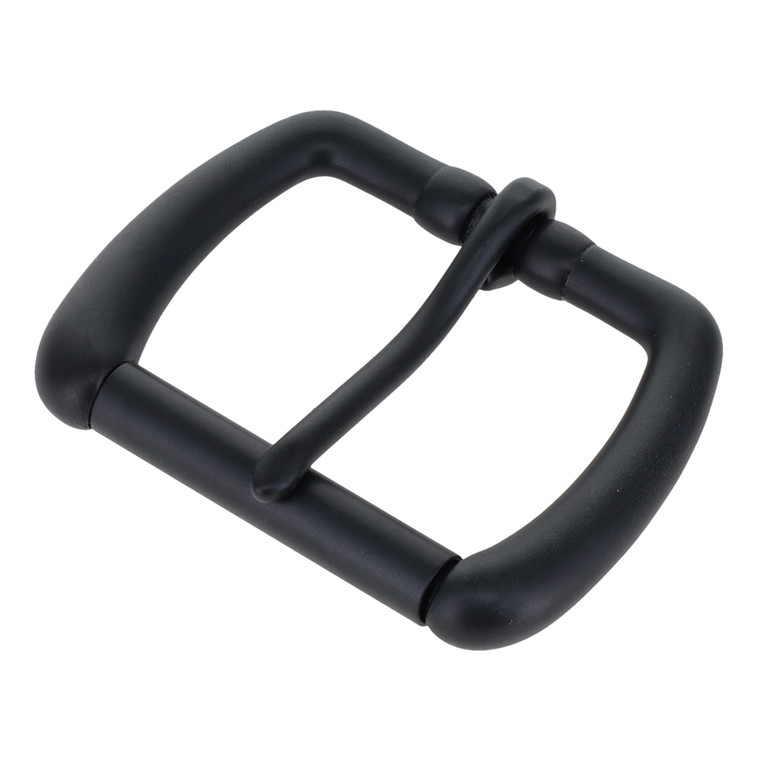 B1187 PVD Black Matte, Roller Buckle, Solid Brass-LL, Multiple Sizes
