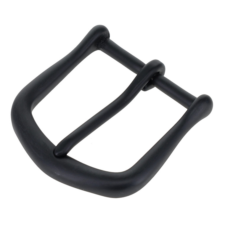 10174 PVD Black Matte, Heel Bar Buckle, Solid Brass-LL, Multiple Sizes