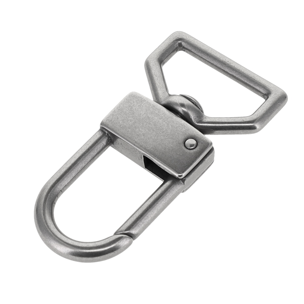 530 1" Nickel Matte, Swivel Lever Snap, Solid Brass-LL