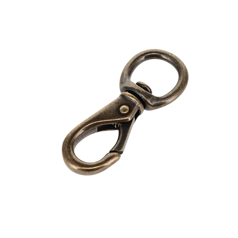 231 1/2" Antique Brass, Swivel Lever Snap, Solid Brass