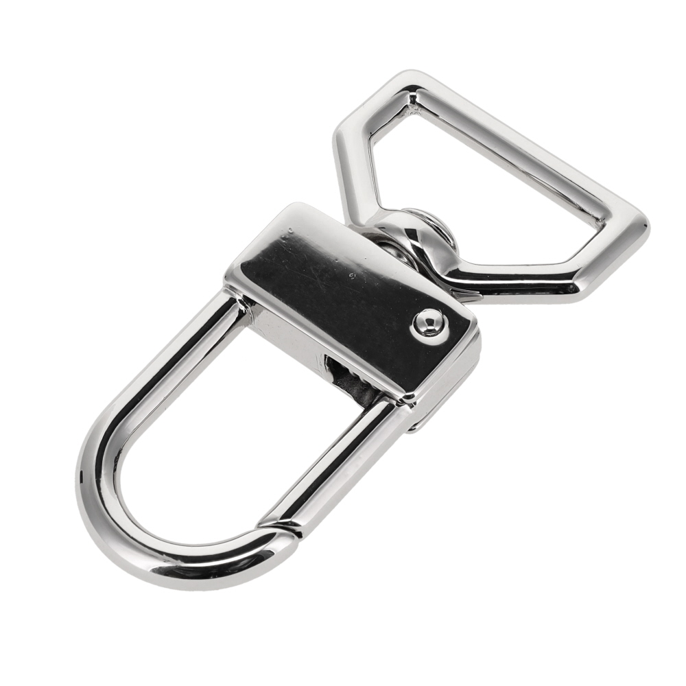 530 1" Nickel Plate, Swivel Lever Snap, Solid Brass-LL