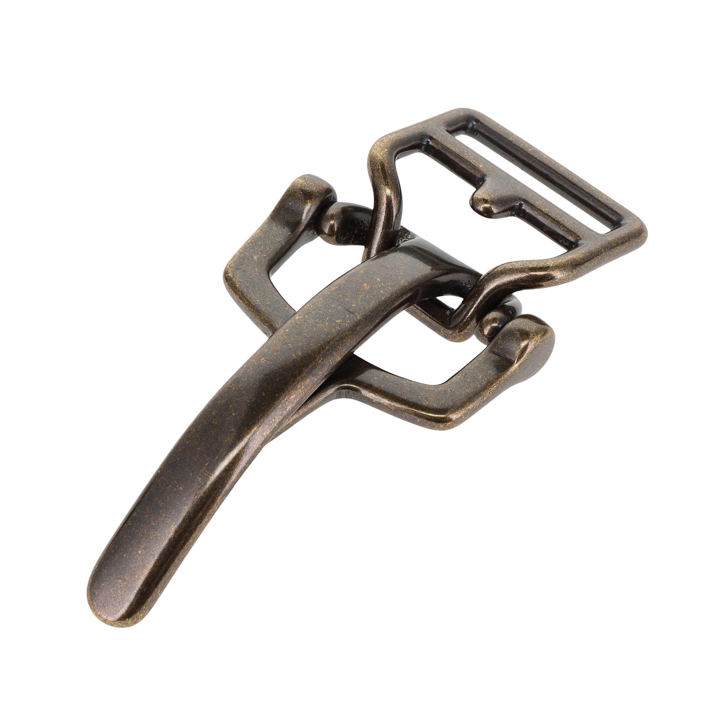 B9571 1 1/4" Antique Brass, Collar Fastener, Solid Brass-LL