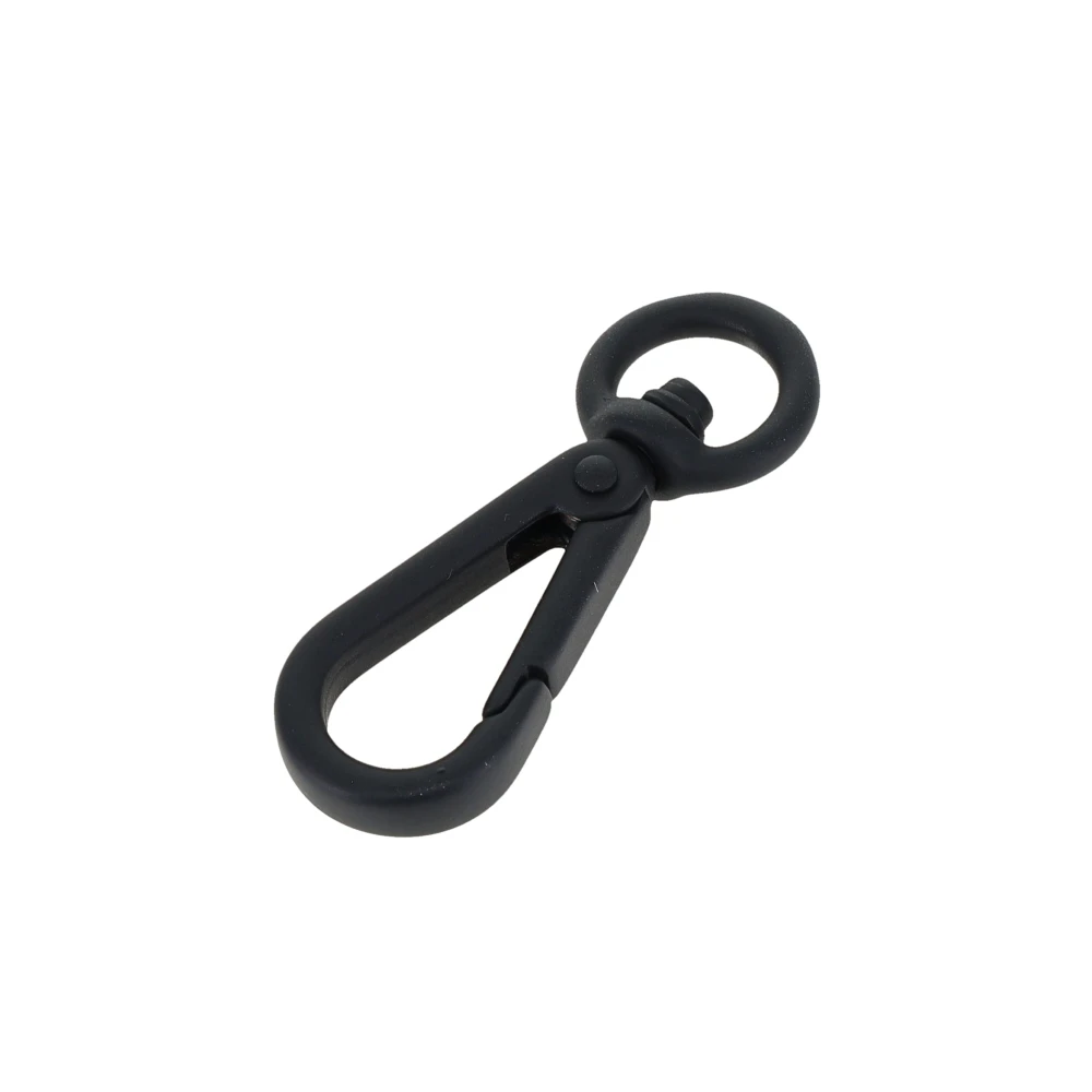 4000N 3/8" PVD Black Matte, Swivel Lever Snap, Solid Brass