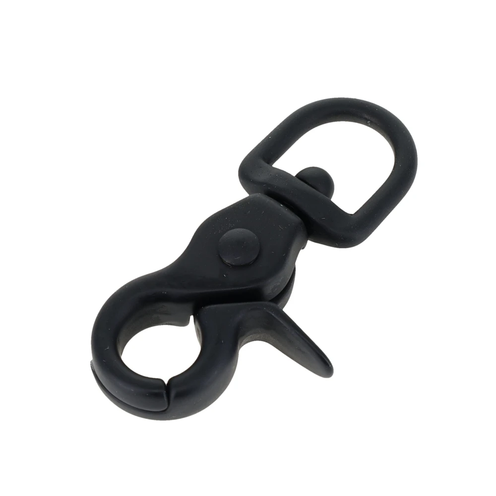 3002A 1/2" PVD Black Matte, Swivel Trigger Snap, Solid Brass-LL