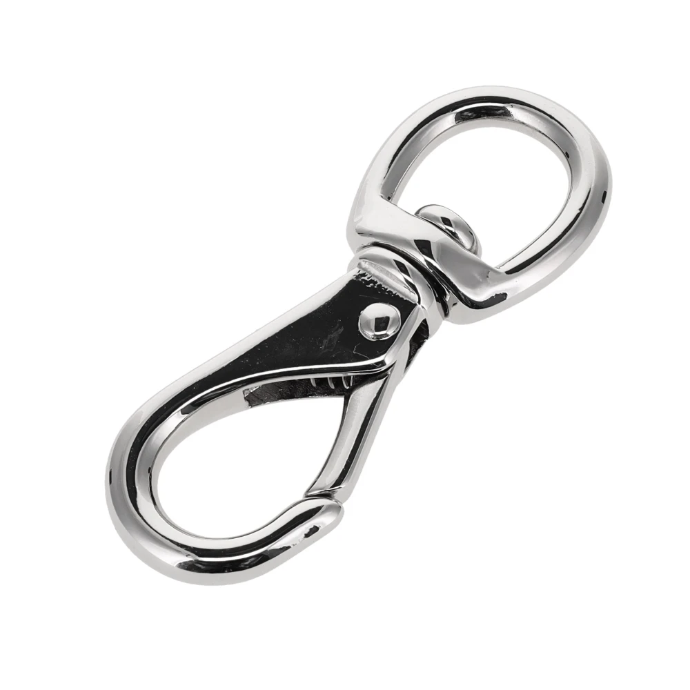 241 7/16" Nickel Plate, Swivel Lever Snap, Solid Brass-LL
