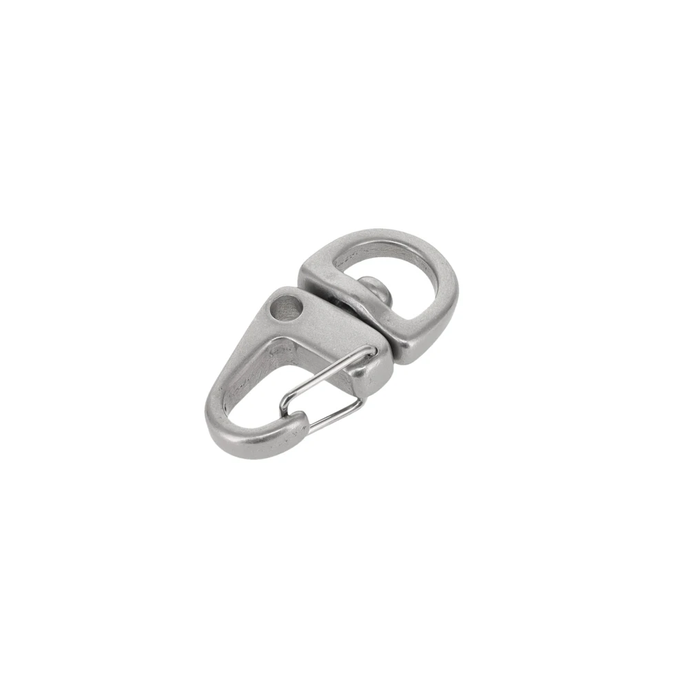 C5241 3/8" Nickel Matte, Swivel Lever Snap, Round Base, Solid Brass-LL