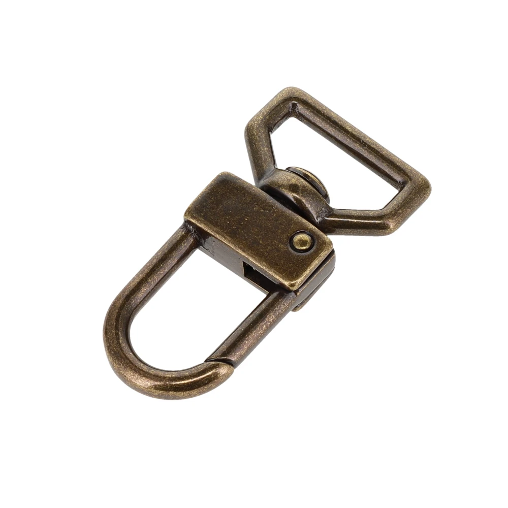 520 3/4" Antique Brass, Swivel Lever Snap, Solid Brass-LL