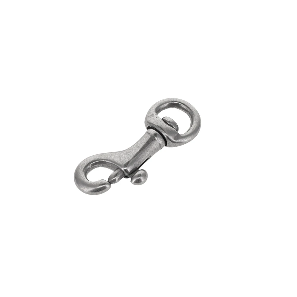 45 1/4" Nickel Matte, Swivel Bolt Snap, Solid Brass-LL