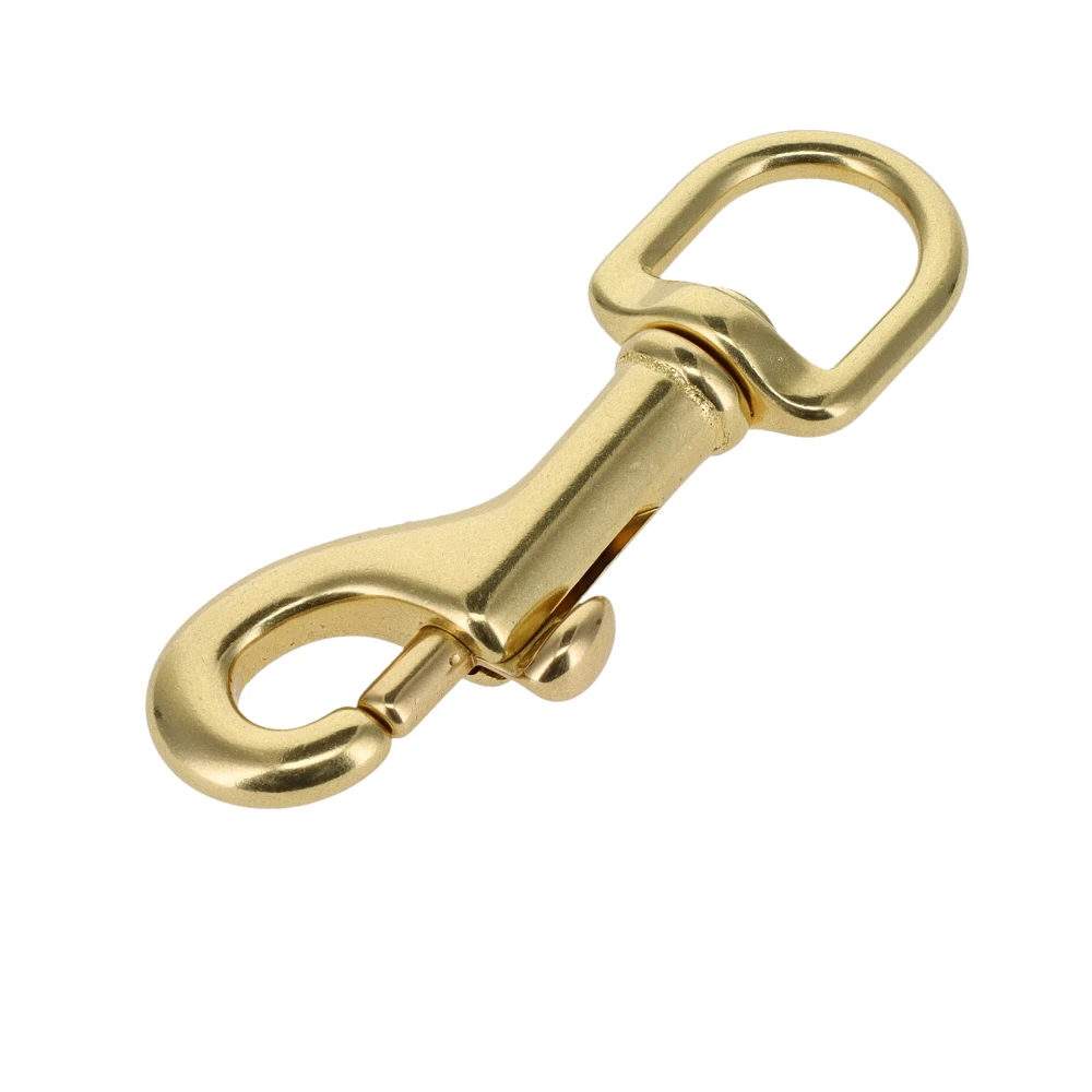 3001A 1/2"  Natural Brass, Swivel Bolt Snap, Solid Brass-LL