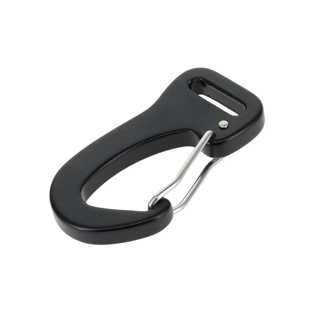 C5860 Black, Wiregate Lever Snap Carabiner, Aluminum