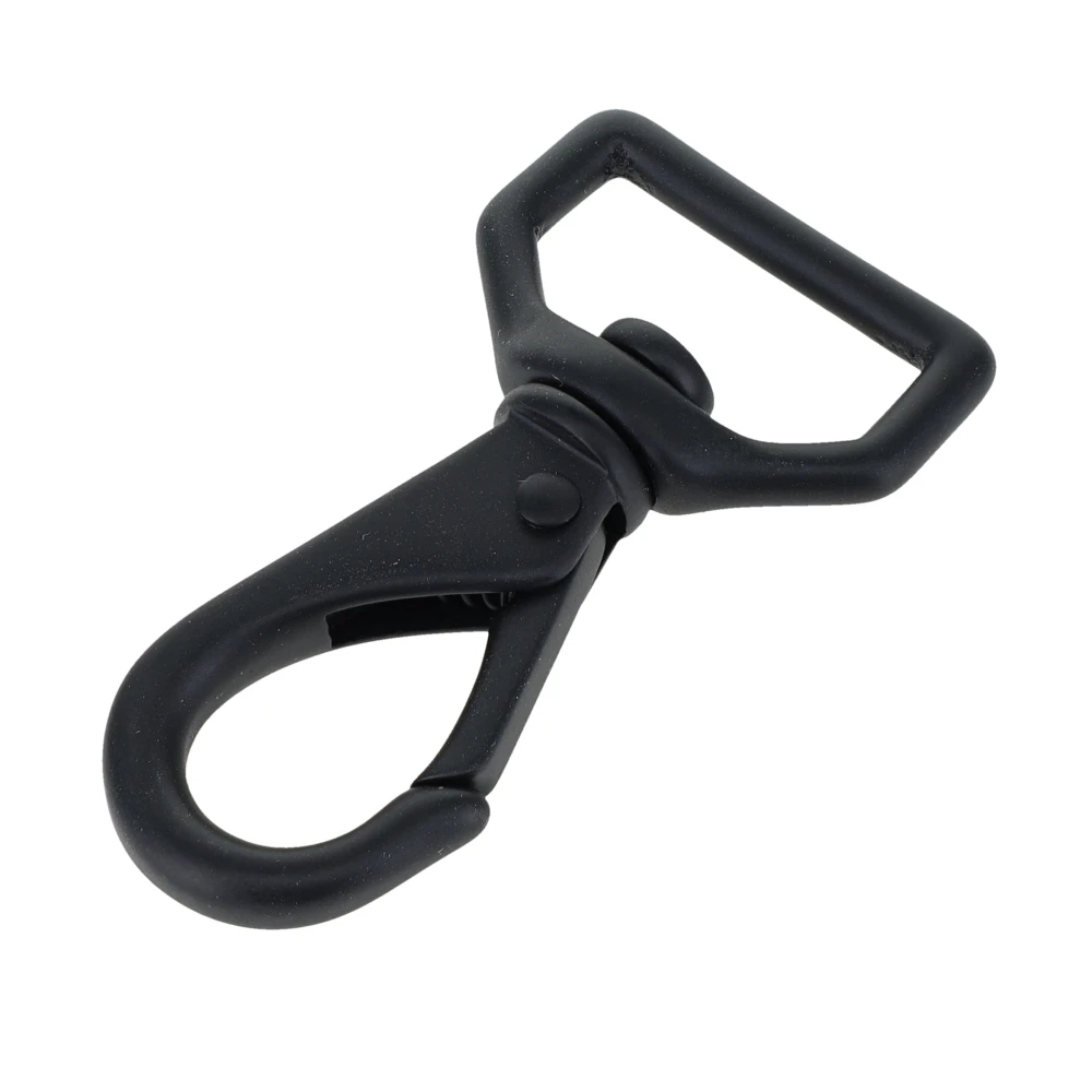 240 1" PVD Black Matte, Swivel Lever Snap, Solid Brass-LL