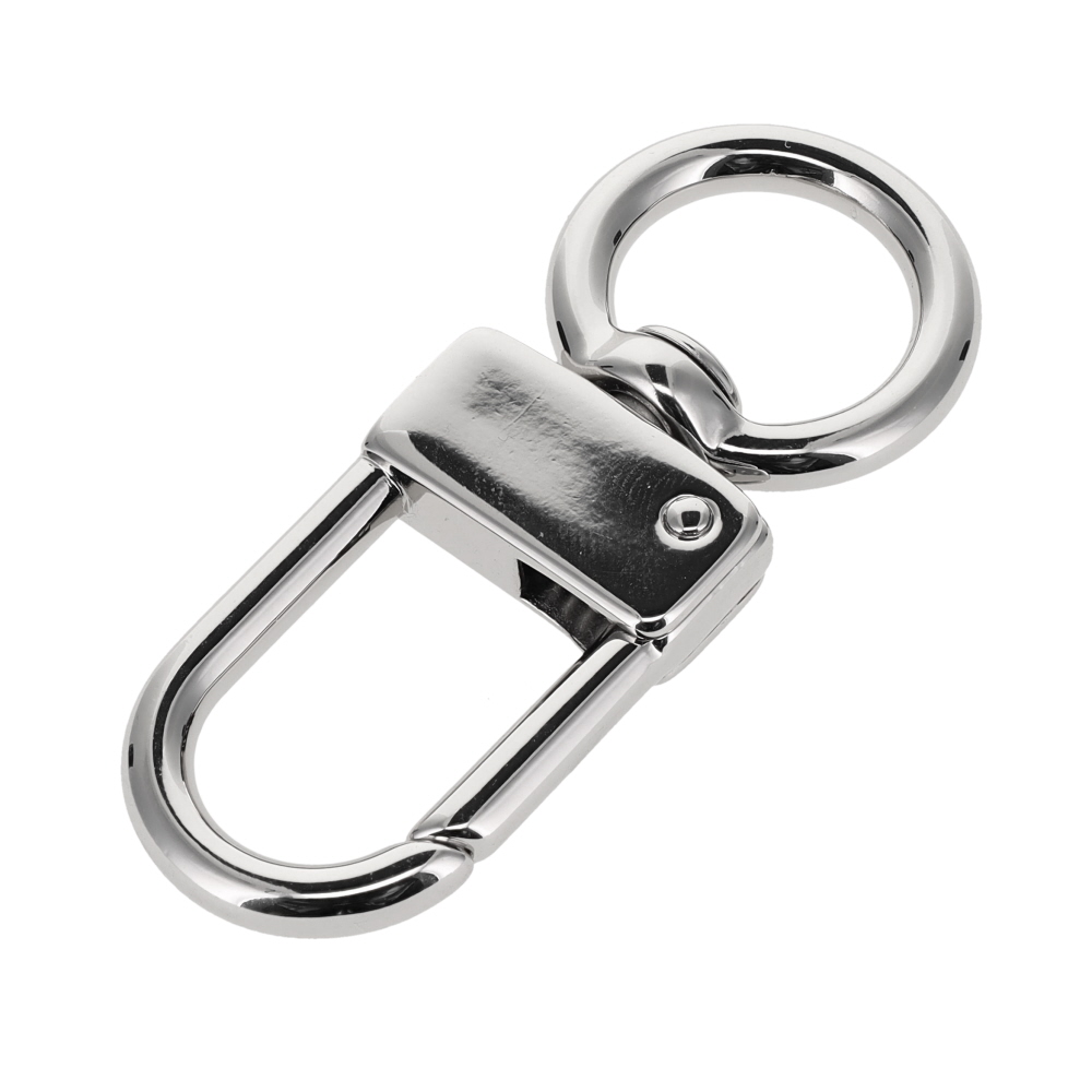 531 3/4" Nickel Plate, Swivel Lever Snap, Solid Brass-LL