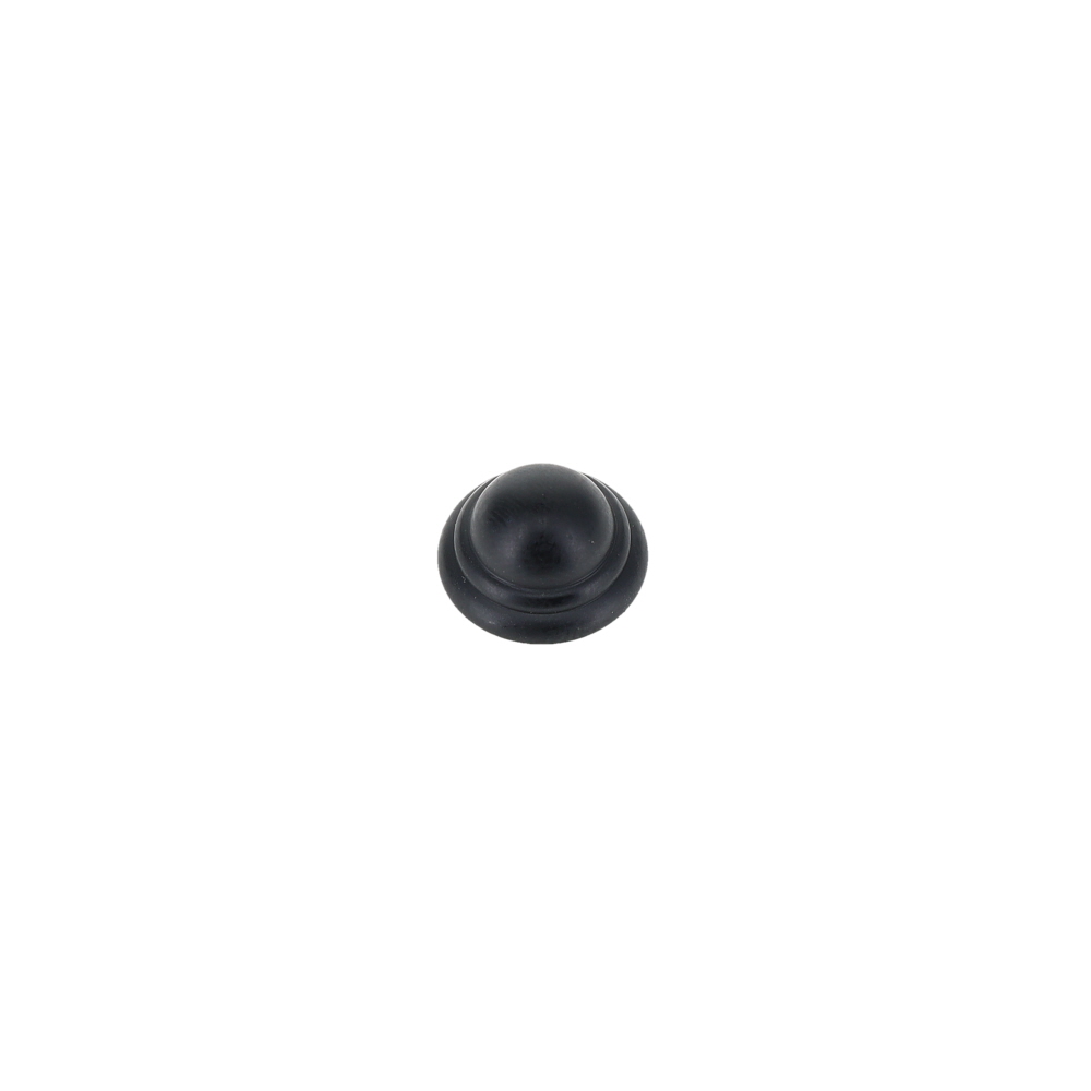 J35 1/2" PVD Black Matte, Foot/Stud, Solid Brass-LL ***Requires the back post B1414, sold separately***