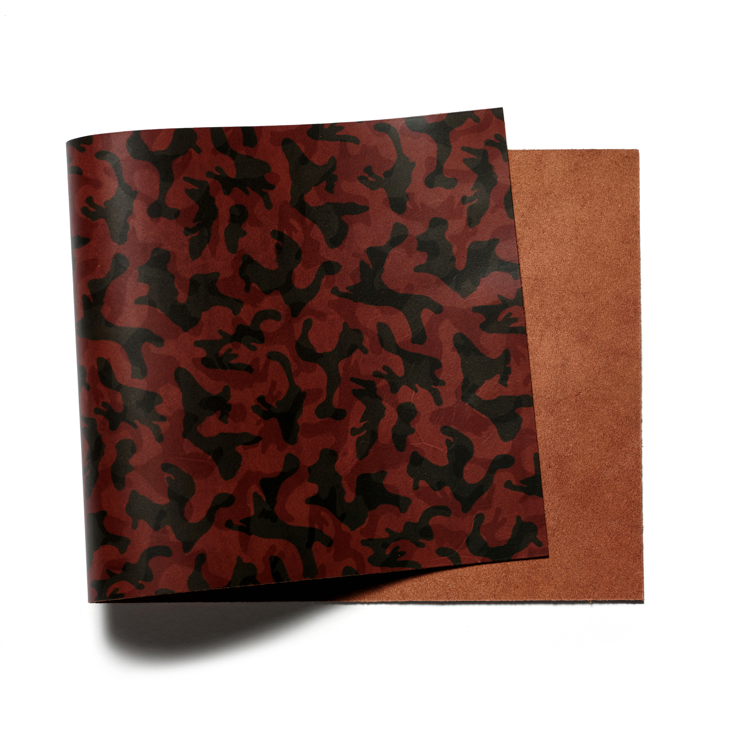 La Bretagna Leather, Camouflage, Small Print Camo, Panel, Badlands