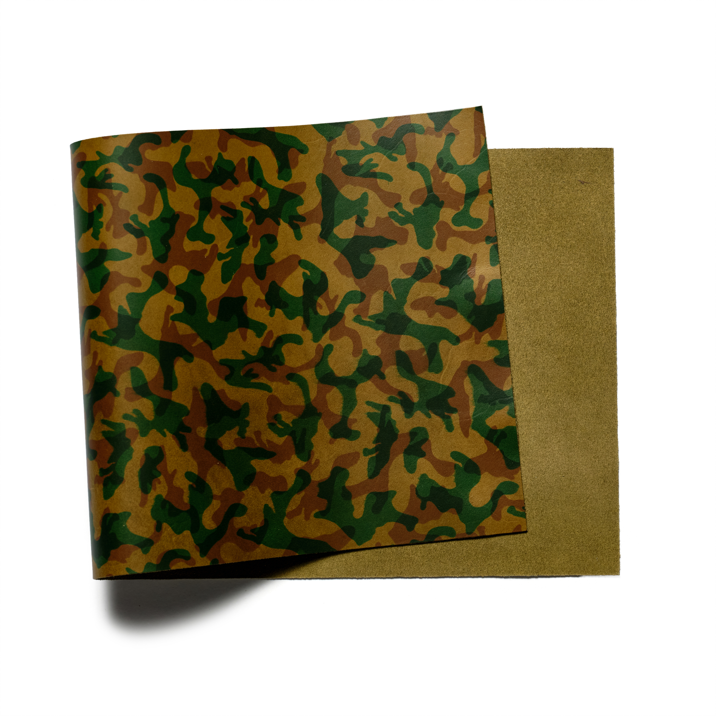 La Bretagna Leather, Camouflage, Small Print Camo, Panel