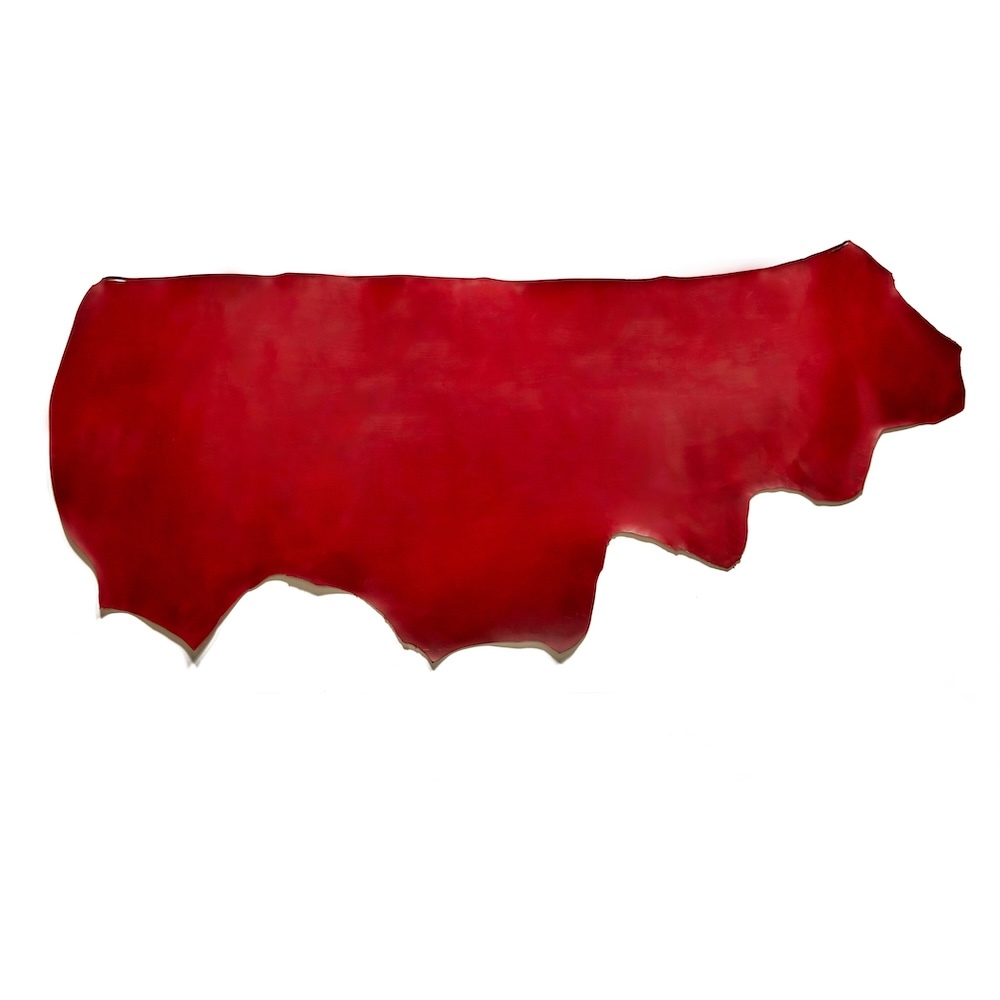 Sedgwick English Bridle Leather, Side, Red