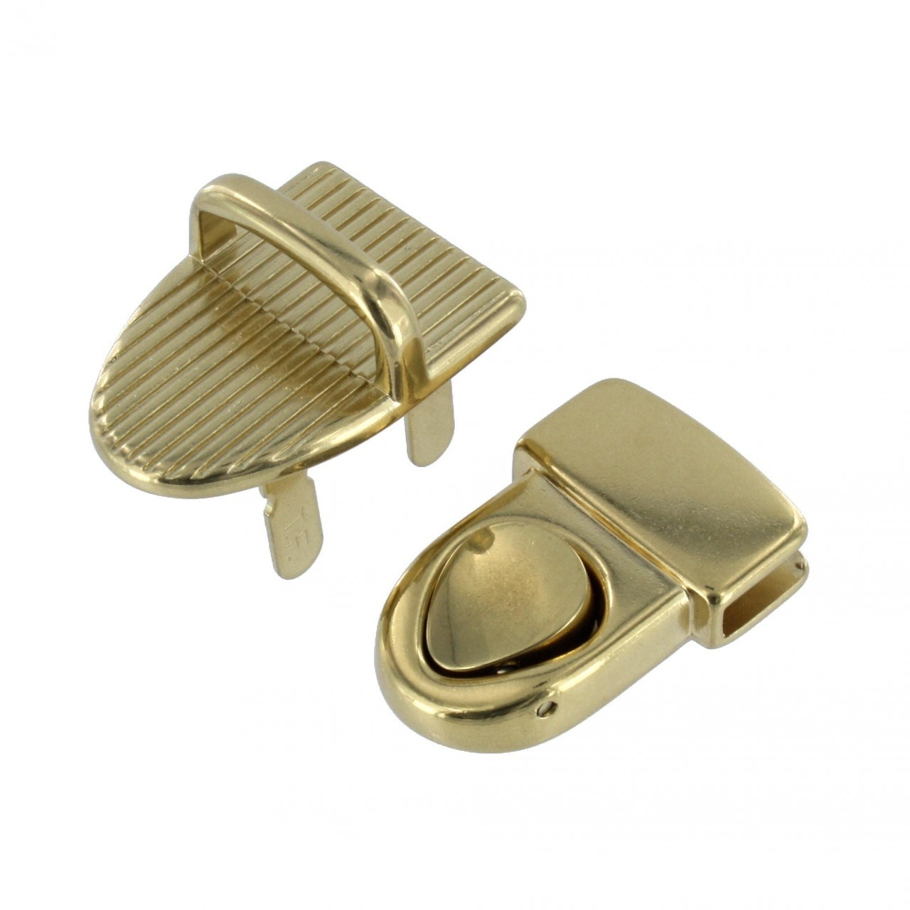 Buckle Lock Look Designer Gold Foamed Kada W/ Openable Lock for Men