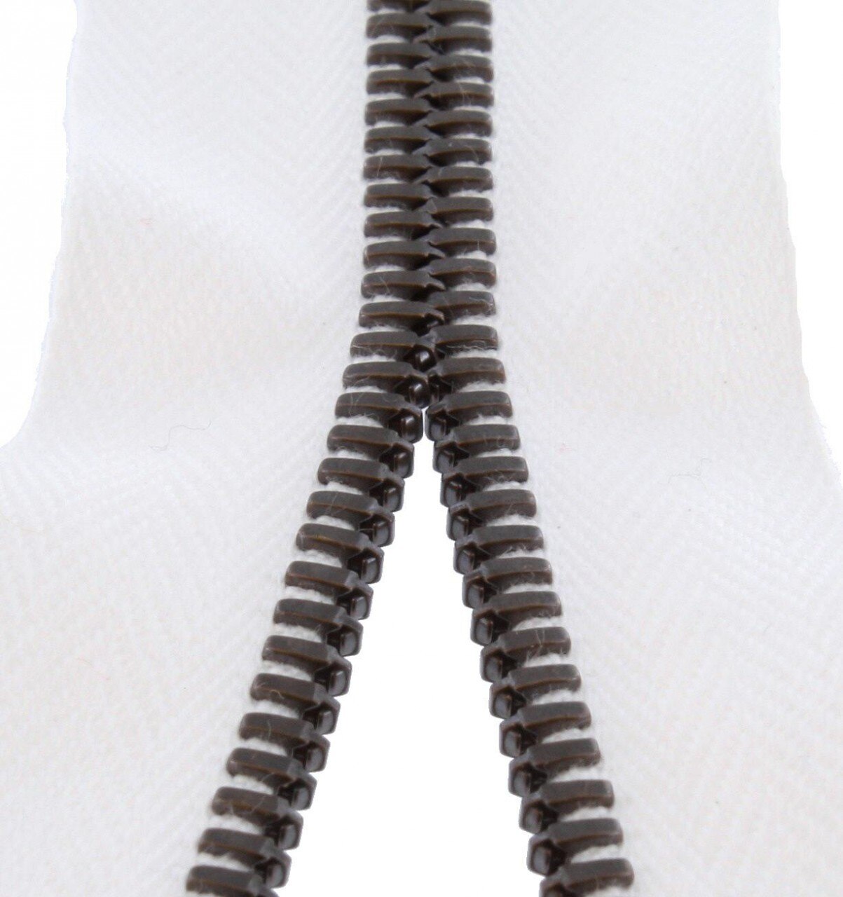 Metal 6 Riri Zipper, Continuous Chain, Cotton Dyeable, Symmetrical