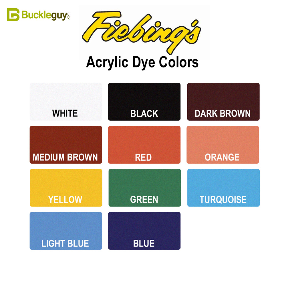 Fiebing Company Inc on Instagram: Acrylic Dye & Antique Leather Stain  color squares. #fiebing #fiebings #leathercraft #acrylicdye #acrylicpaint