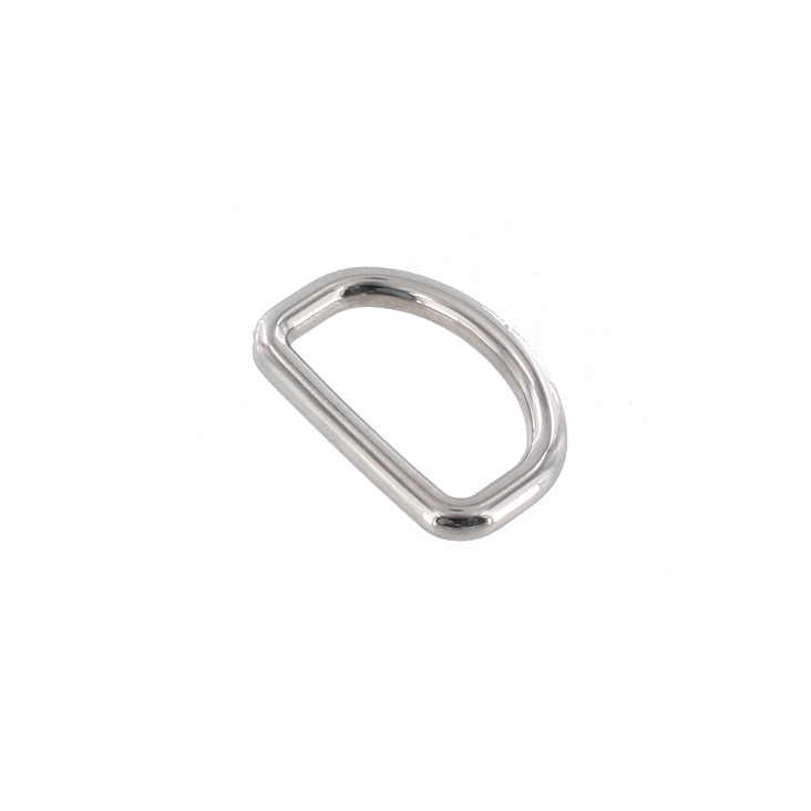 3/4 Inch Metal D-Ring with Clip
