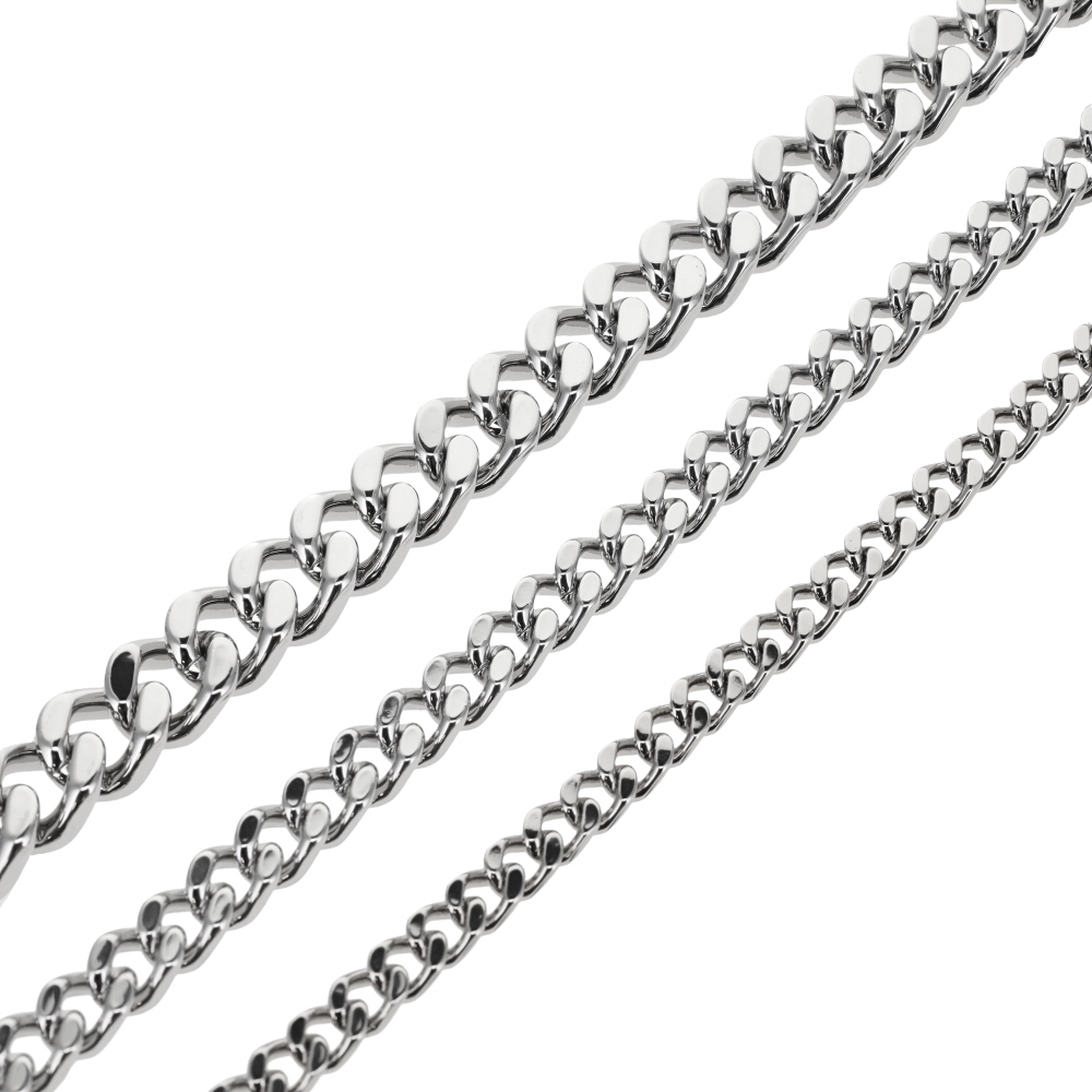 B8845 Nickel Plate, Four-Side Flat Chain, Solid Brass-LL (36