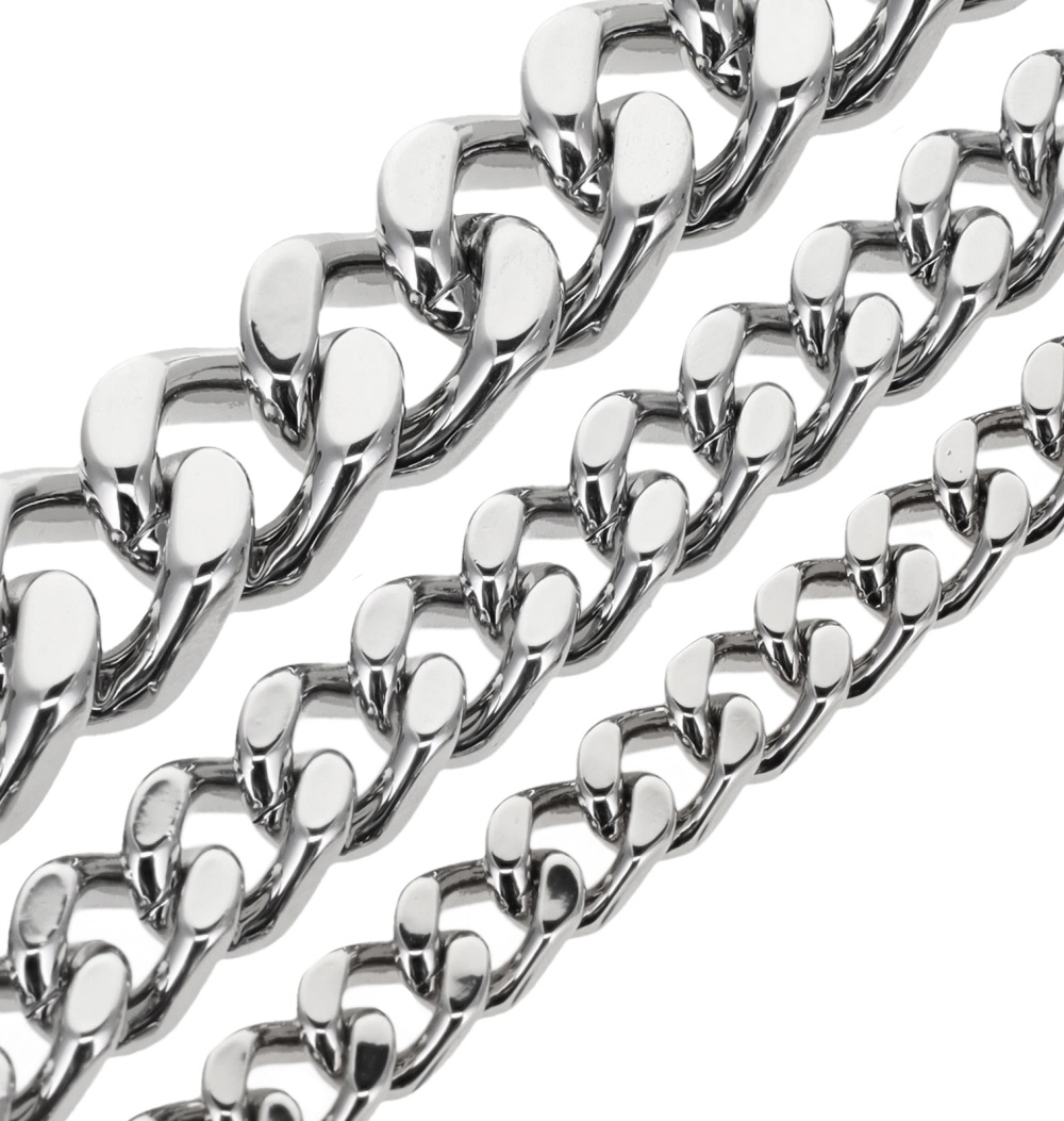 B8845 Nickel Plate, Four-Side Flat Chain, Solid Brass-LL (36