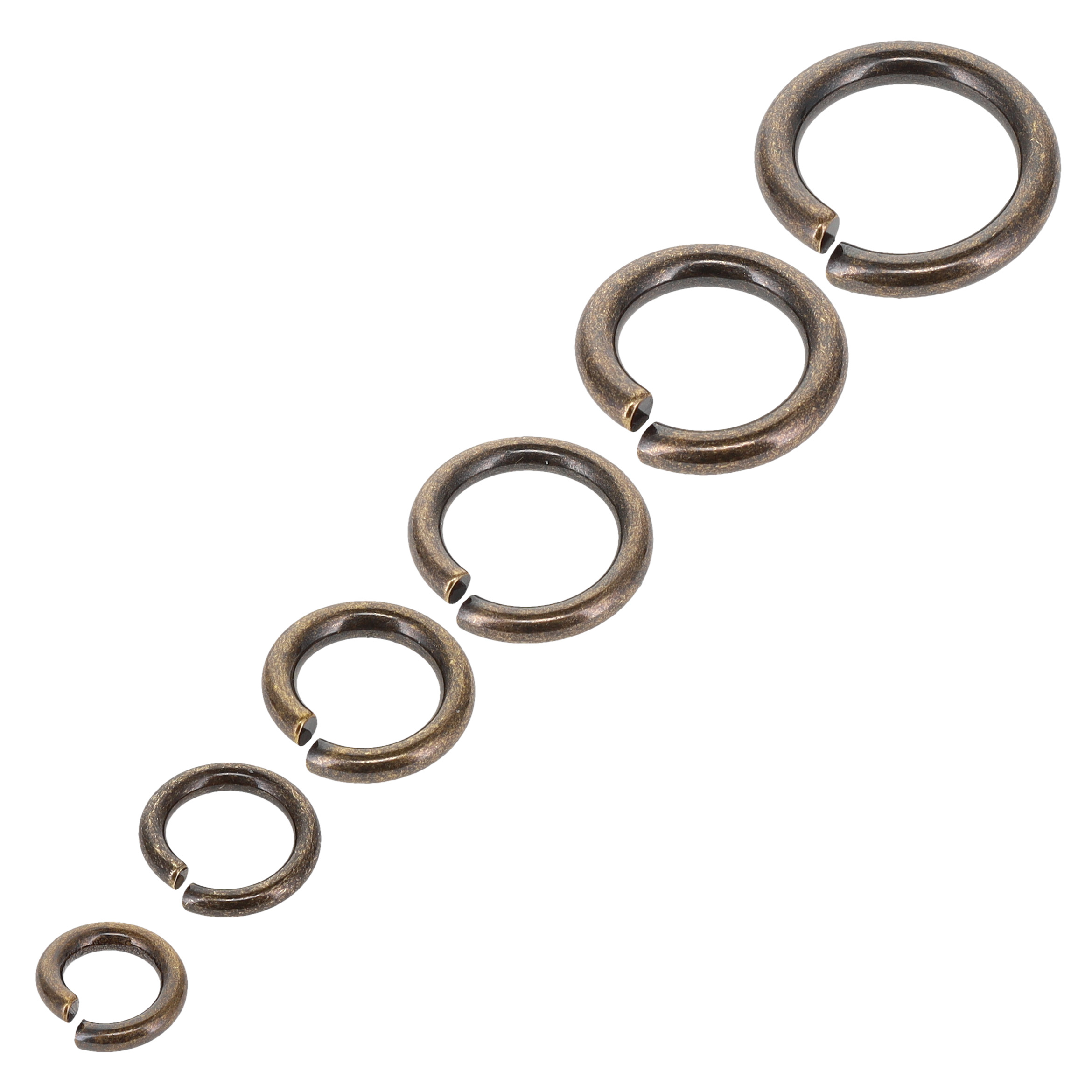 B93 Antique Brass, Jump Ring, Solid Brass-LL