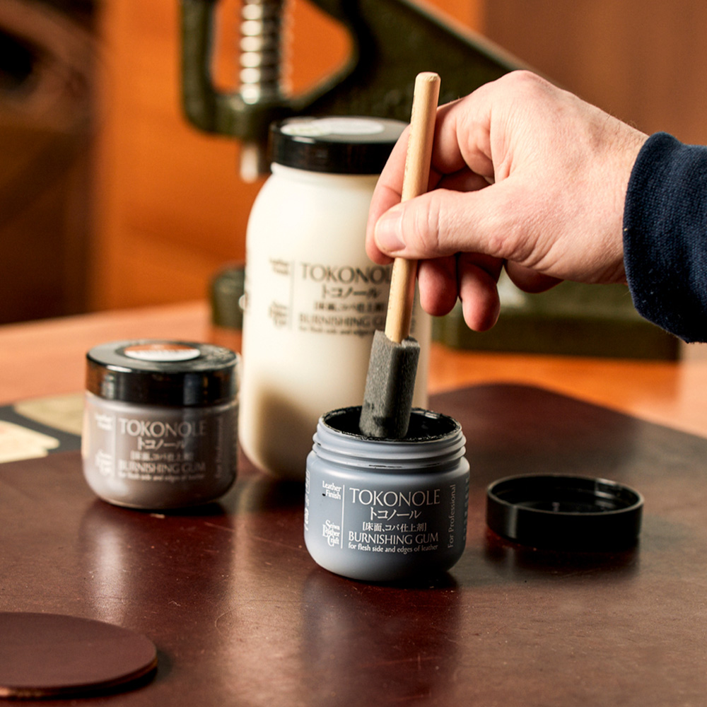 Seiwa Tokonole Leather Burnishing Gum, Multiple Sizes