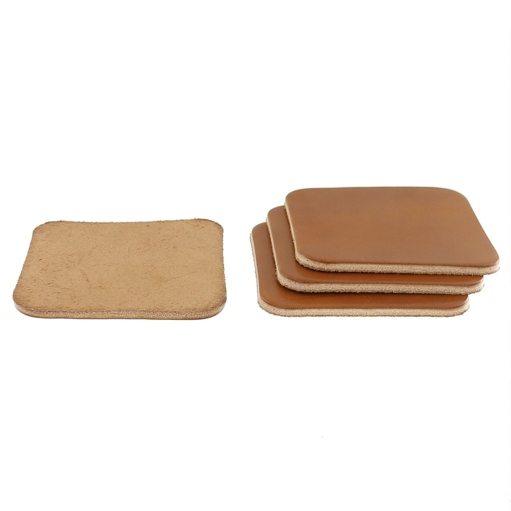 Leather Coasters, Wickett & Craig Traditional Harness, Square