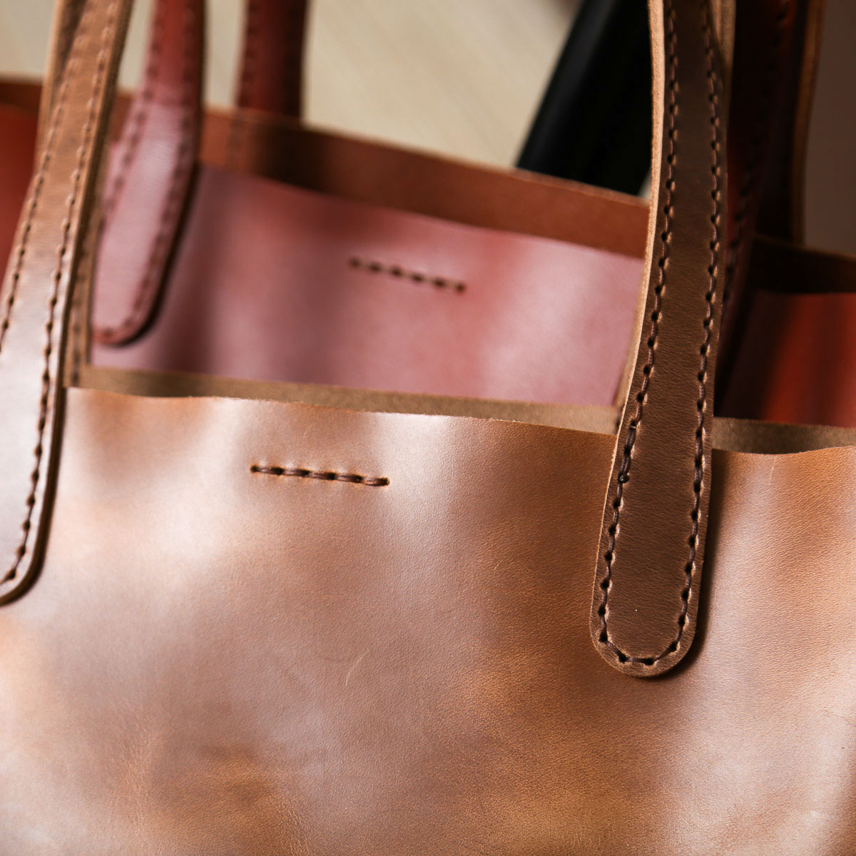 Leather Tote bag Making course — Badger House Leather