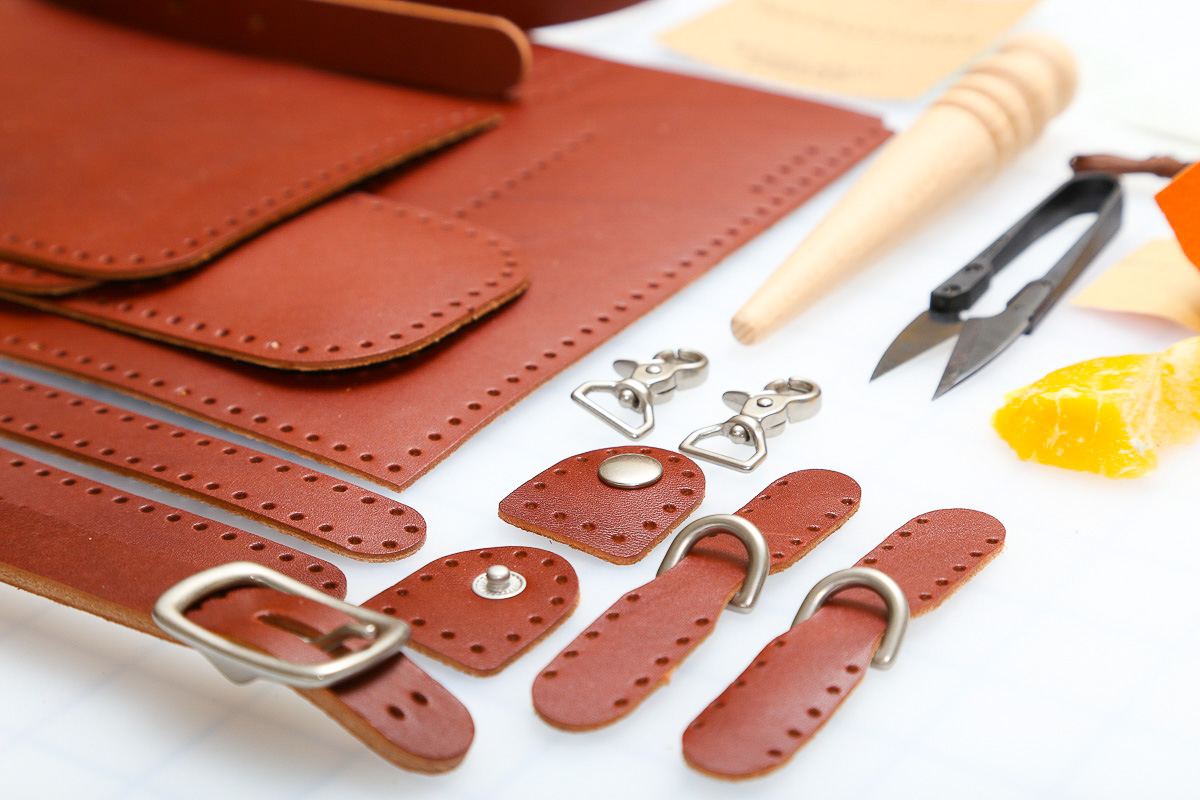 Horween Leather Tote Bag - Grommet's Leathercraft