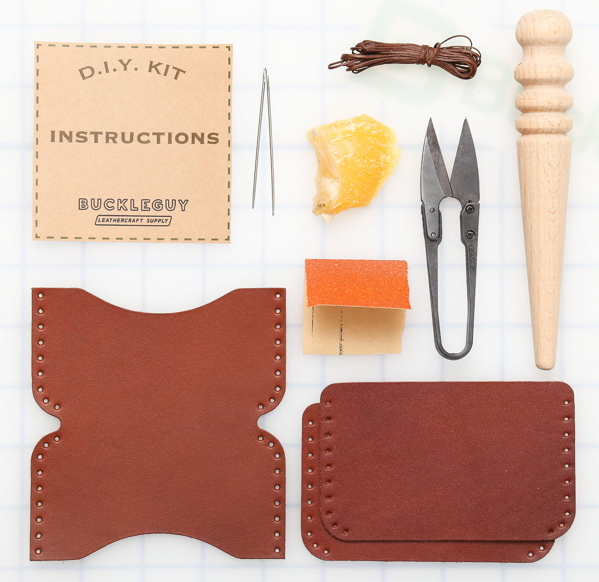 Make Your Own Leather Billfold Wallet Kit - DIY Leather Accessory - Me —  Leather Unlimited