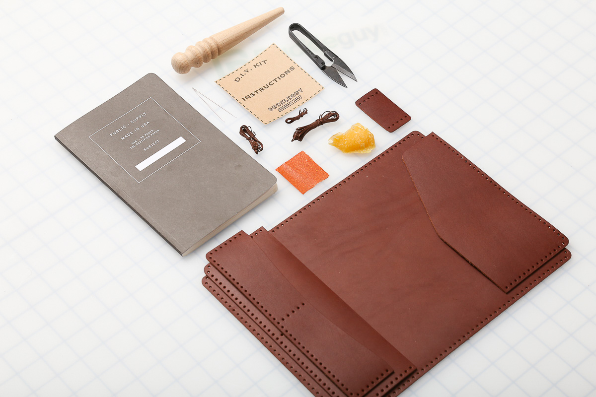 K Bar J Leather Tooled Notebook Holder