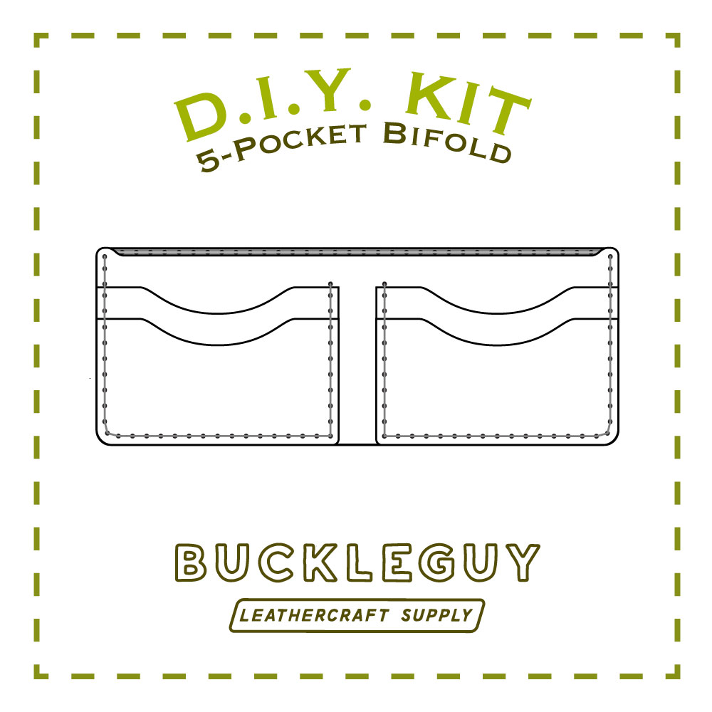 5-Pocket Bifold Wallet Pattern, PDF Template - Buckleguy.com 5-pocket-bifold-wallet-pattern-pdf-template-buckleguy-com