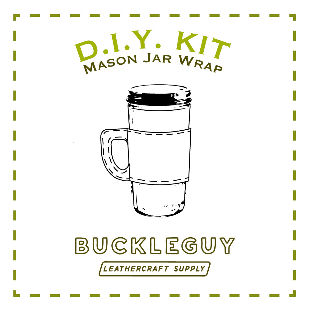 How to make a Mason jar coffee cup / mug leatherworking craftsy