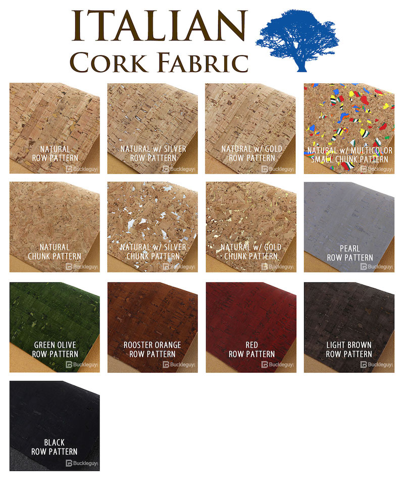 Cork Leather Sheet BLACK Bead Embroidery