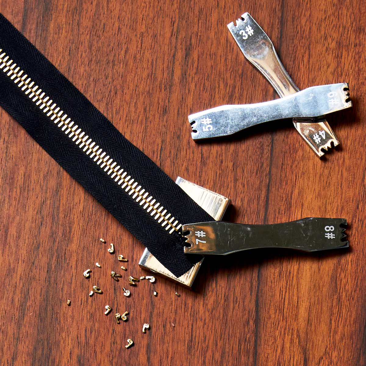 Zipper Teeth Remover, Base only, Stainless Steel - Buckleguy.com