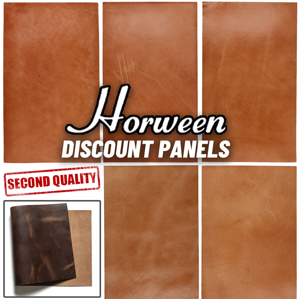 Horween Chromexcel Leather Panels, Natural, Heavy Weight, 10