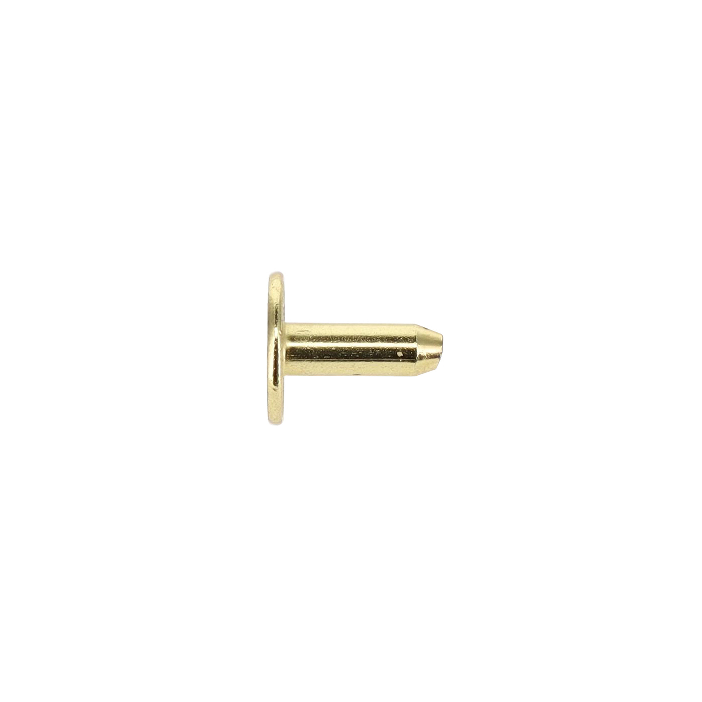 B1414 Brass Plate, Back Post, Solid Iron